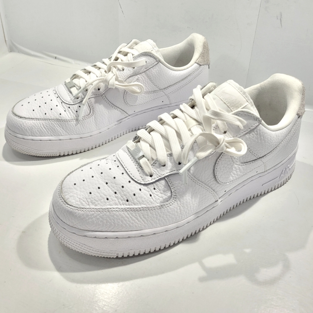NIKE AIR FORCE 1 '07 CRAFT WHITE VAST GREY MEN'S SHOE SIZE 12 CN2873-101 - Picture 2 of 16